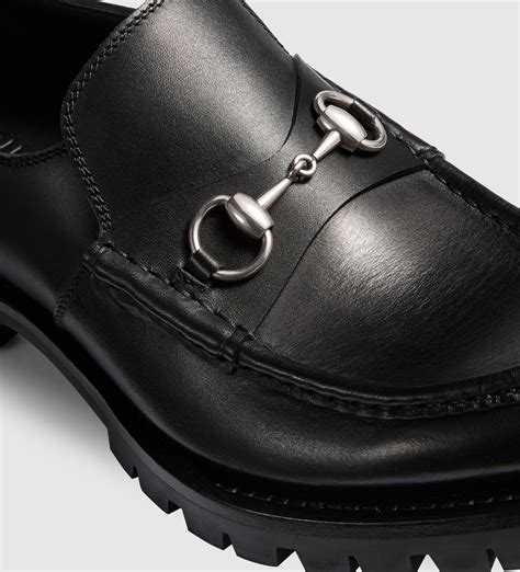 lug sole loafers gucci|gucci lug sole horsebit loafer.